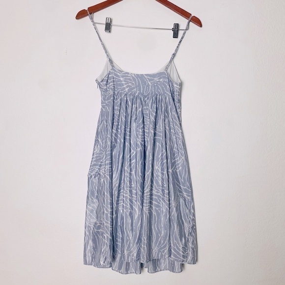 SUSANA MONACO Womans Grey Print Spaghetti Strap Mini Dress Size 2 - Picture 7 of 12